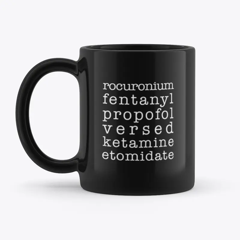 Meds Mug Black