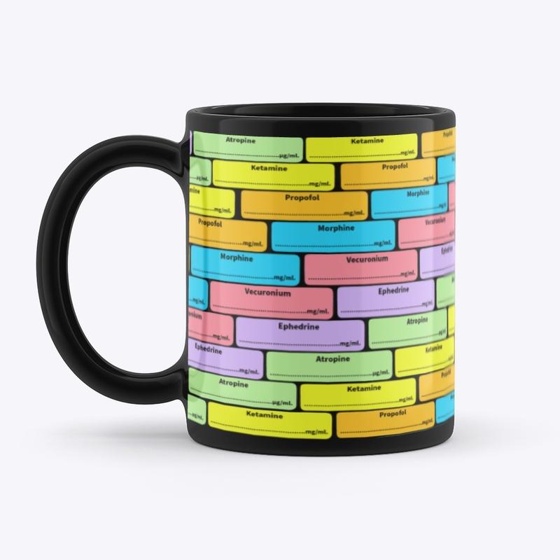 Labels Mug - Black