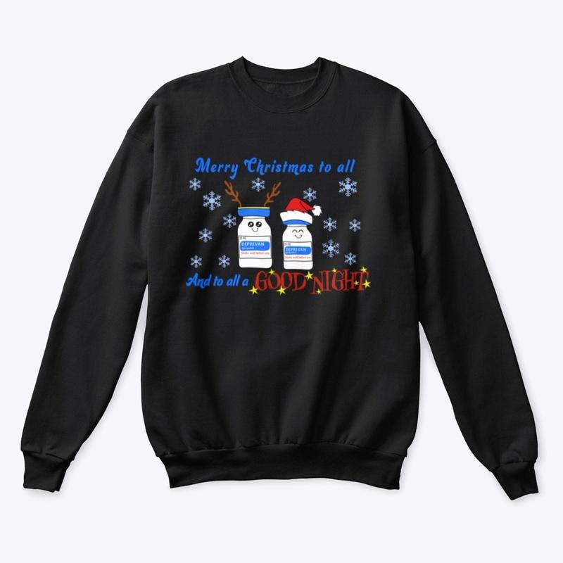 Propofol Ugly Holiday Sweater-Black