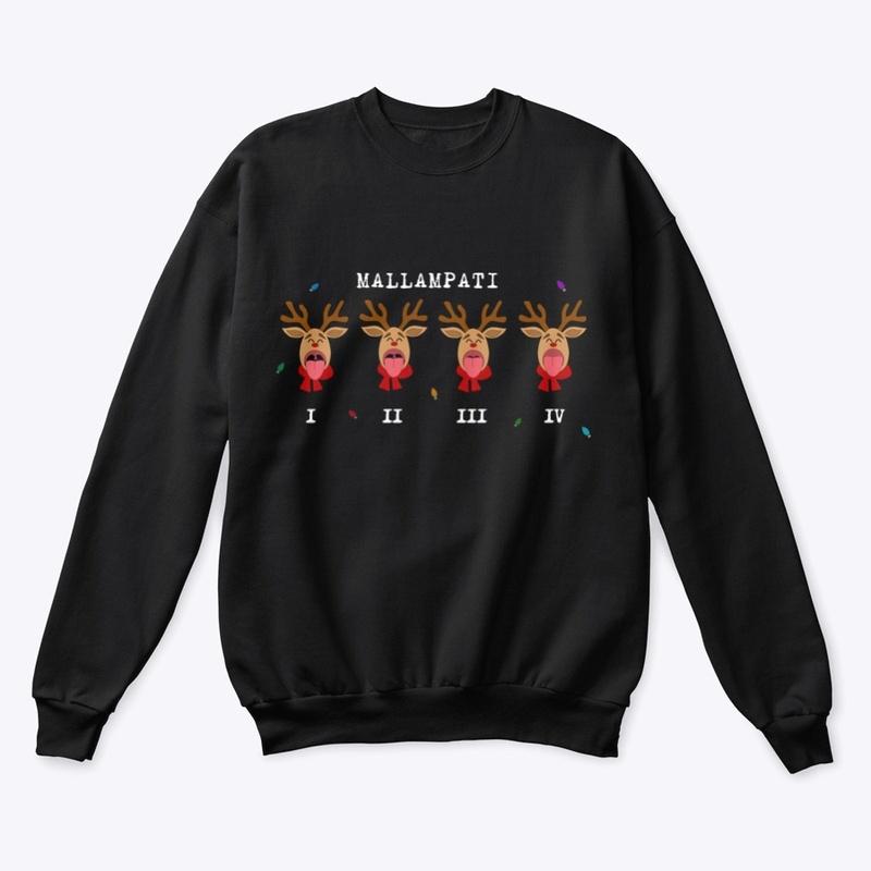 Mallampati Ugly Holiday Sweater-Black